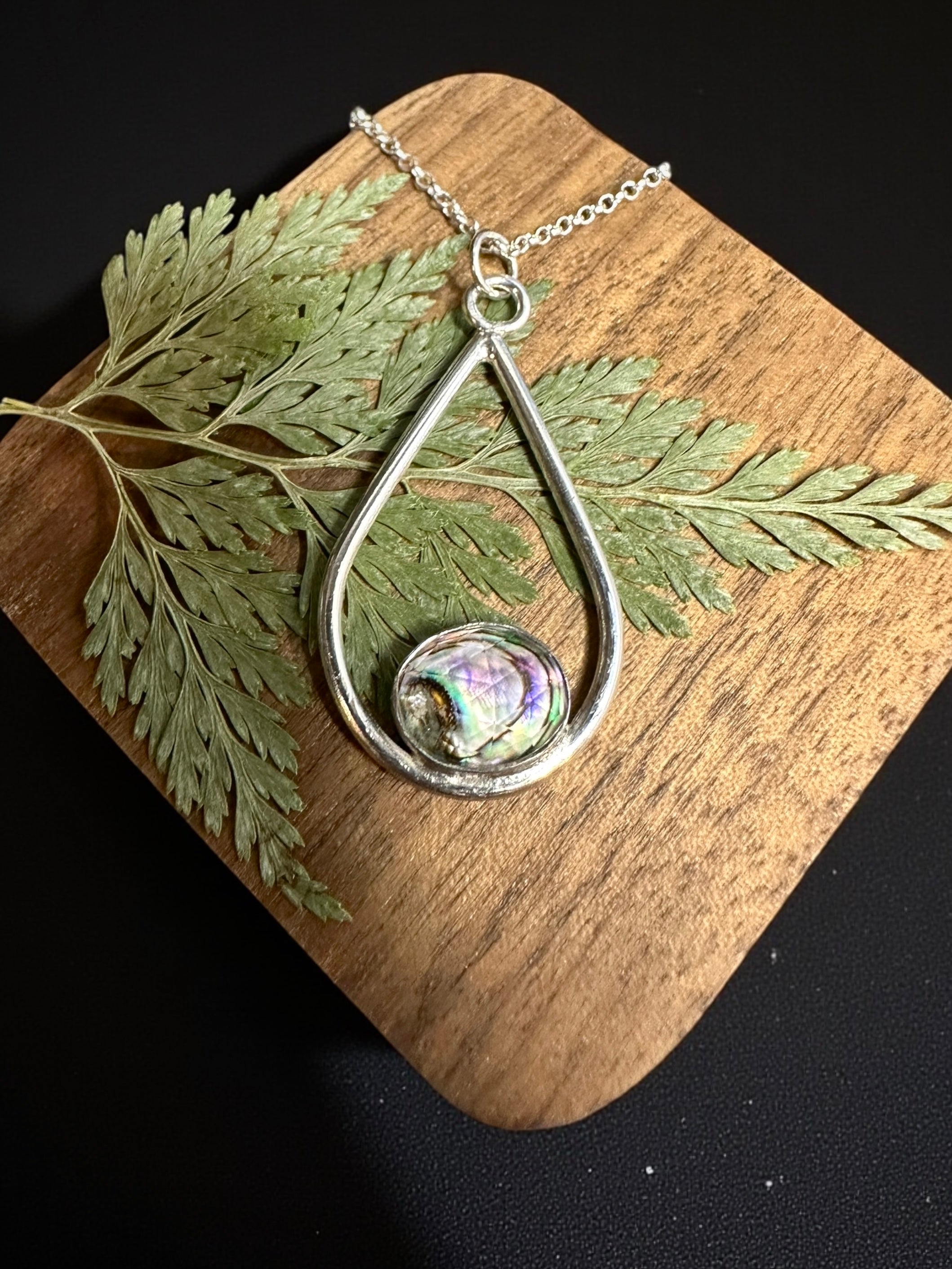 Mother of Pearl Silver Pendant