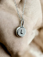 Personalised Silver Pebble Charms