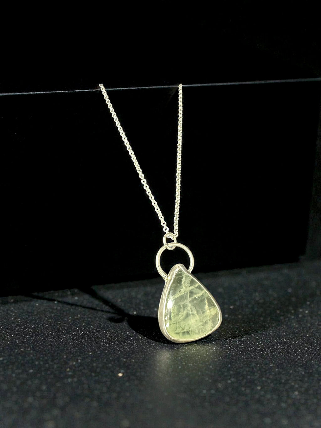 Handcrafted Prasiolite Pendant