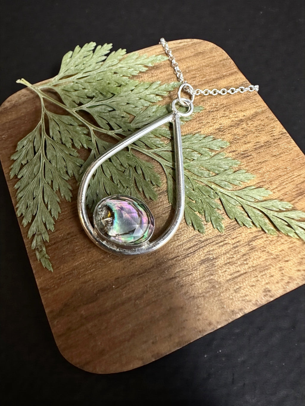 Mother of Pearl Silver Pendant