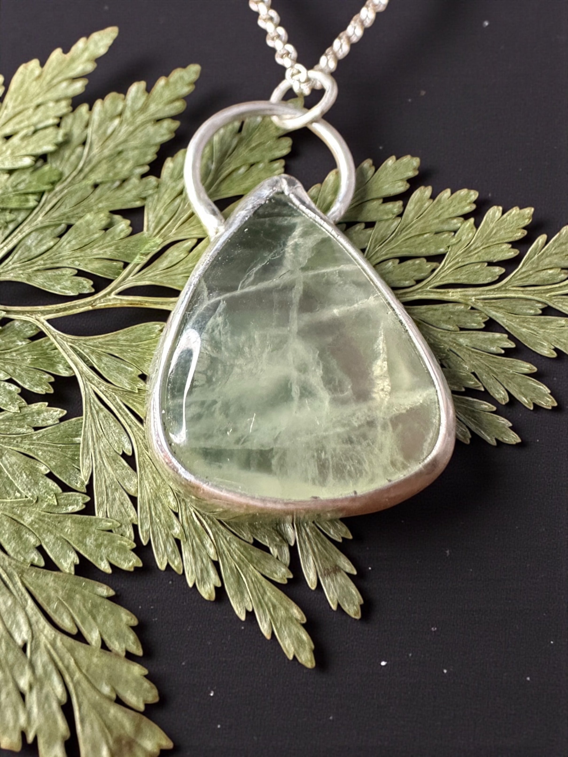 Handcrafted Prasiolite Pendant