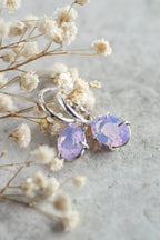 Wisteria Hoop Earrings