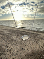 Beachcomber's Treasure - White Sea Glass Necklace