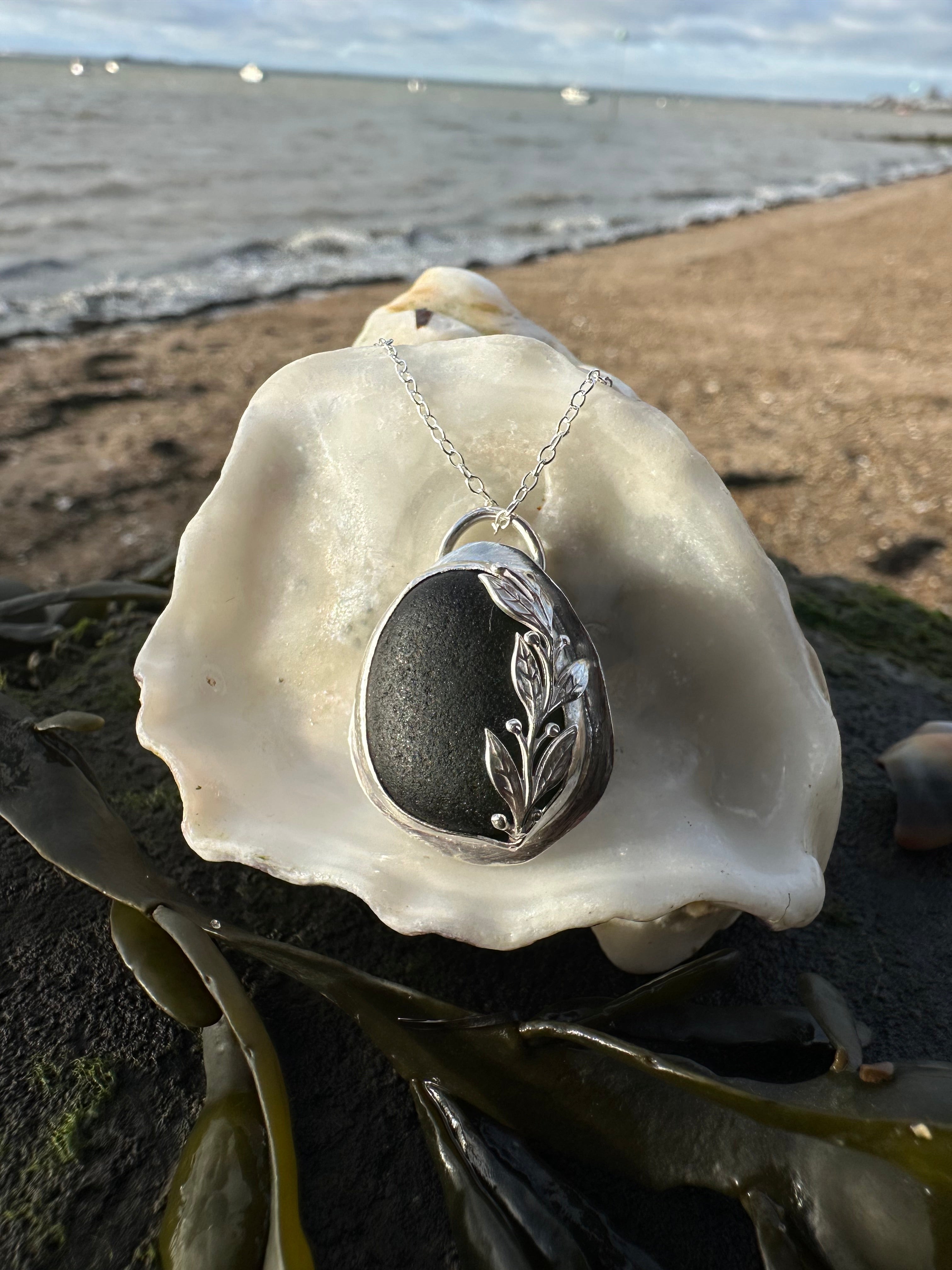 Flowering Tide - Pirate Sea Glass Pendant