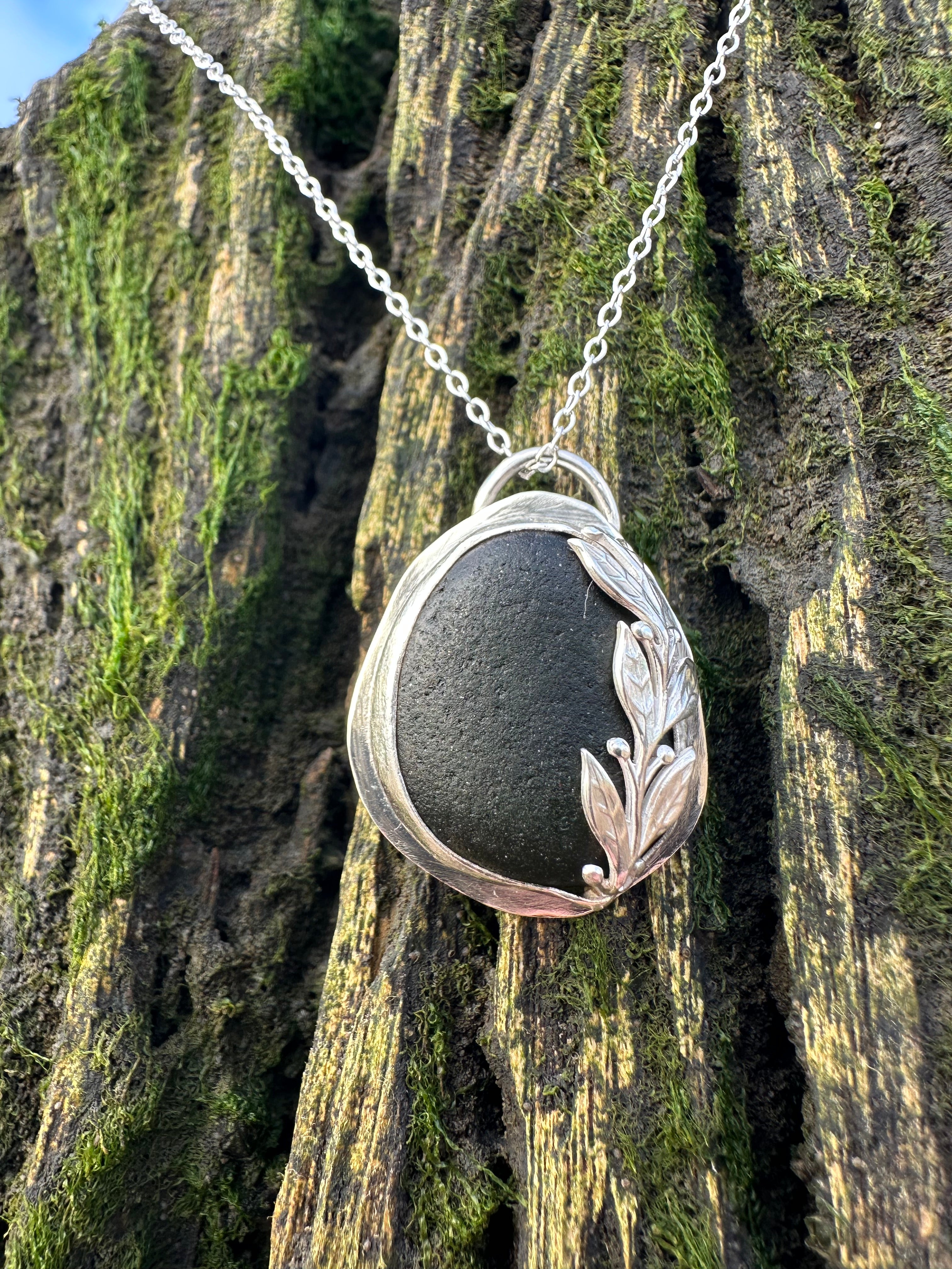 Flowering Tide - Pirate Sea Glass Pendant