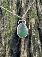 Classic Sea Glass Pendant in Green