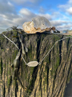 Beachcomber's Treasure - White Sea Glass Necklace